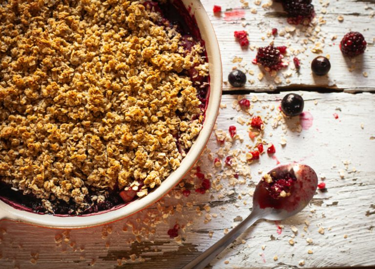 Zwetschgen-Crumble