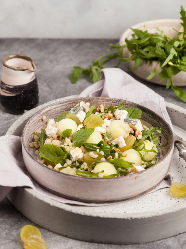Ofentrauben mit Feta