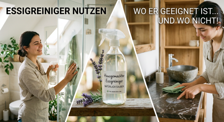 Essigreiniger nutzen, auf diesen Oberflächen eine gute Idee
