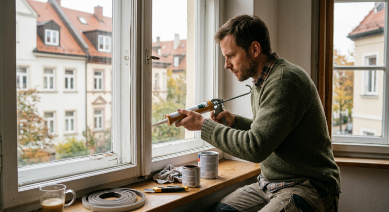 Fenster selbst abdichten ohne Handwerker: Die einfachsten Maßnahmen