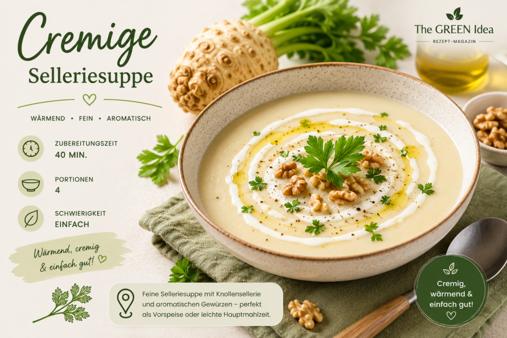 Cremige Selleriesuppe